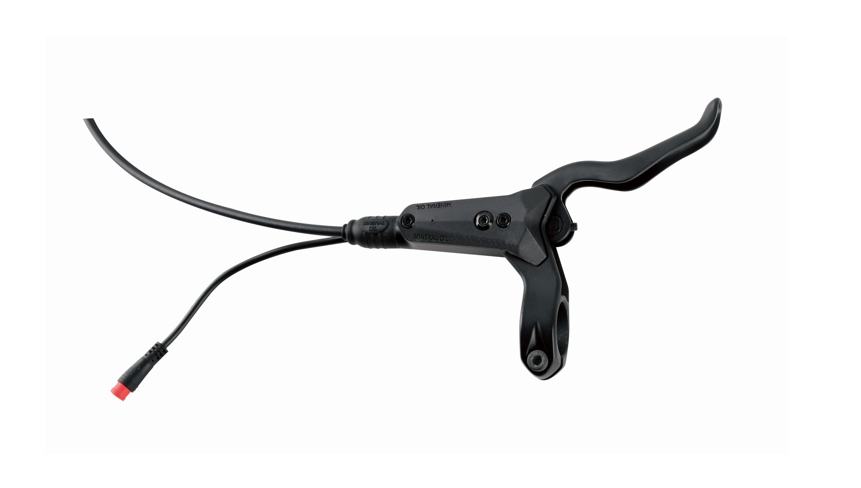 Brake lever with electric connector